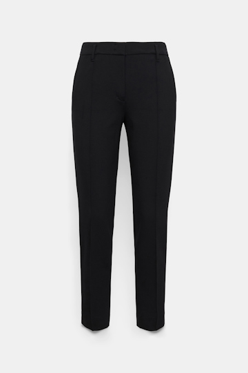 Dorothee Schumacher Zigarettenhose aus Punto Milano pure black