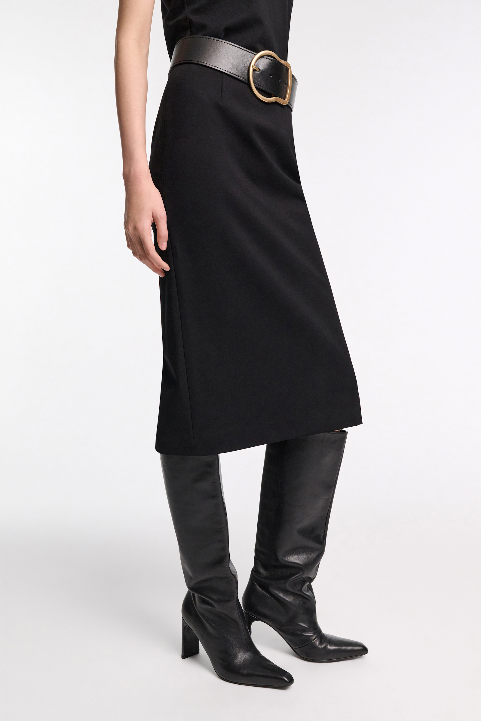 Dorothee Schumacher Bleistiftrock aus Punto Milano pure black