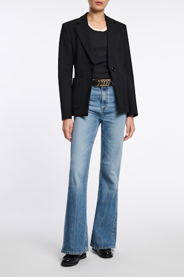 Dorothee Schumacher Einreihiger Punto Milano Blazer pure black