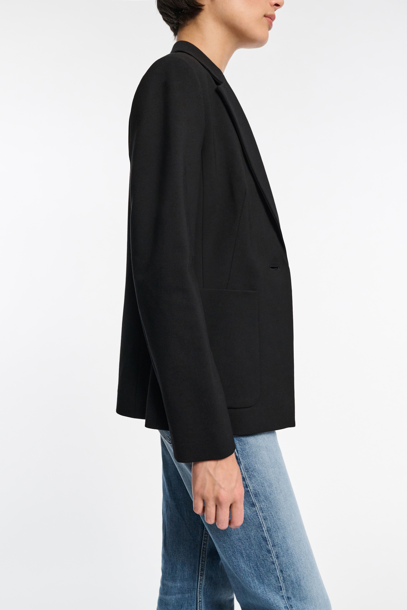 Dorothee Schumacher Einreihiger Punto Milano Blazer pure black