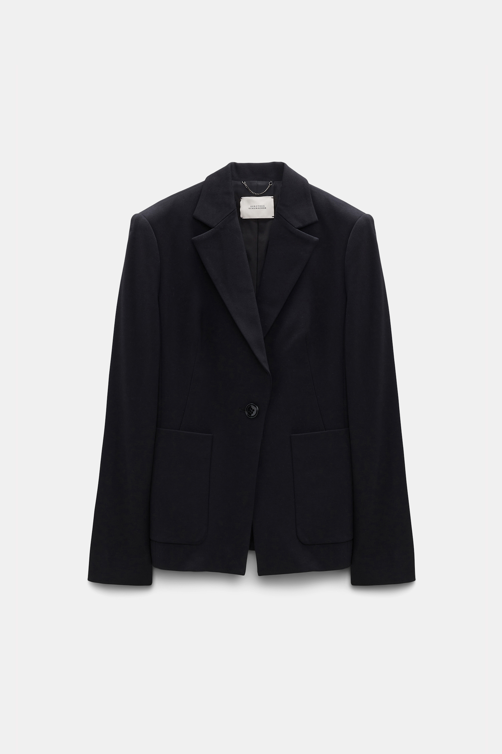 Dorothee Schumacher Einreihiger Punto Milano Blazer pure black