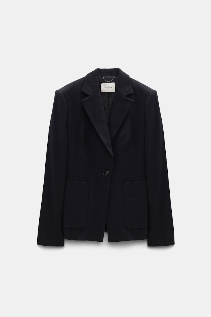 Dorothee Schumacher Einreihiger Punto Milano Blazer pure black