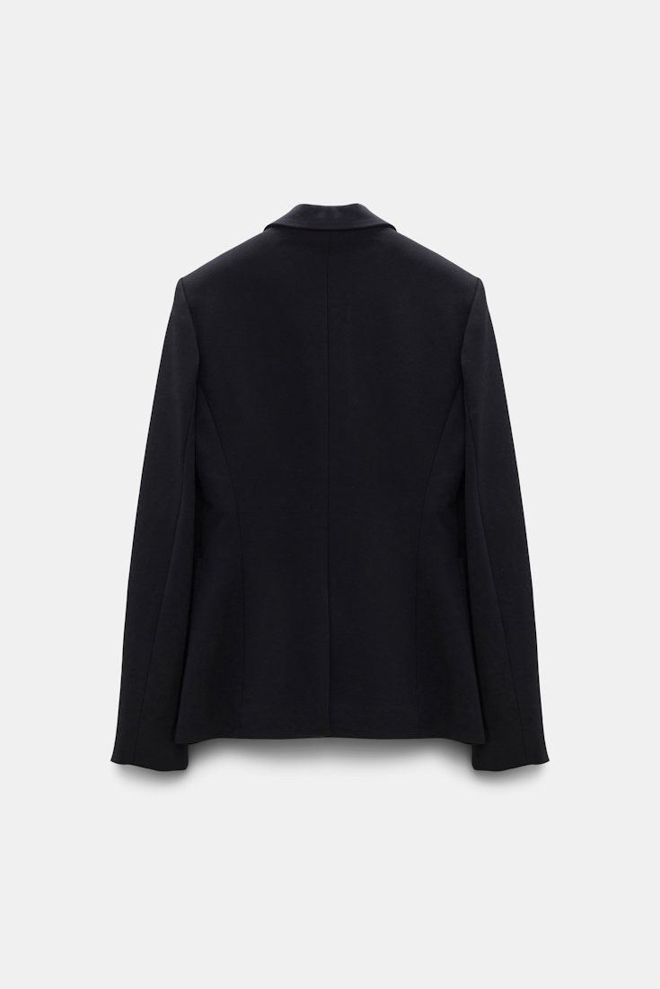 Dorothee Schumacher Einreihiger Punto Milano Blazer pure black