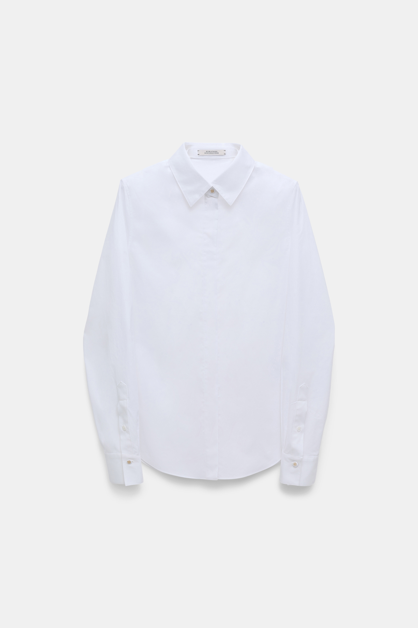 Dorothee Schumacher Cotton-poplin blouse pure white
