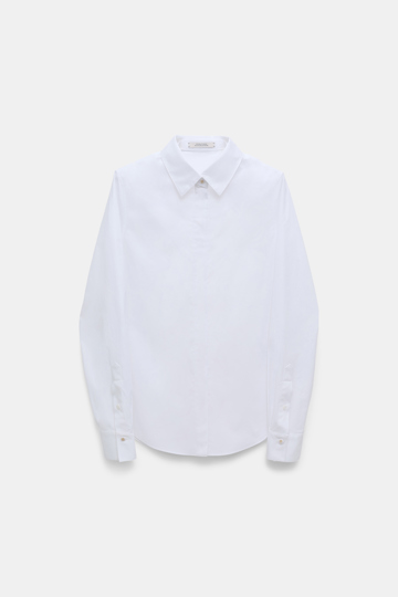 Dorothee Schumacher Cotton-poplin blouse pure white