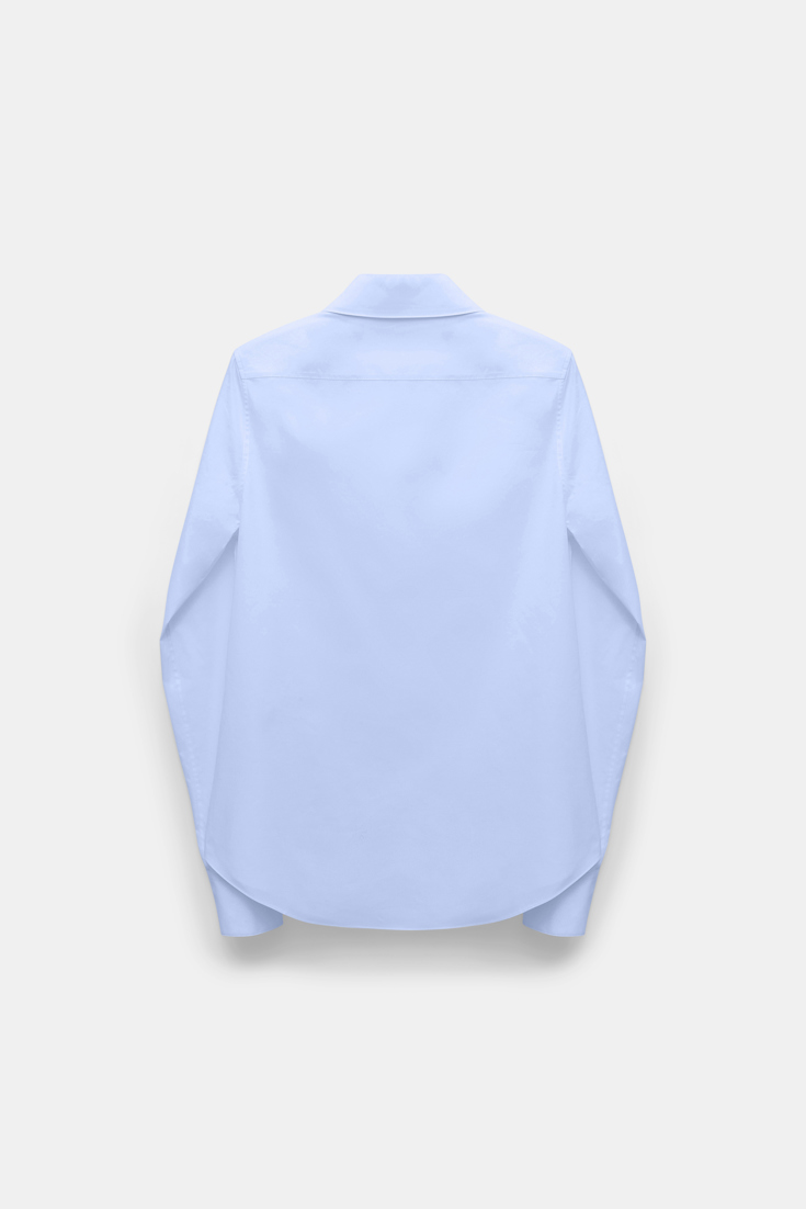 Dorothee Schumacher Cotton-poplin blouse ice sky