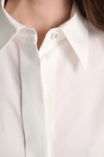 Dorothee Schumacher Oversized cotton-poplin shirt pure white
