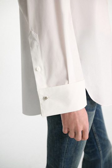 Dorothee Schumacher Oversized cotton-poplin shirt pure white