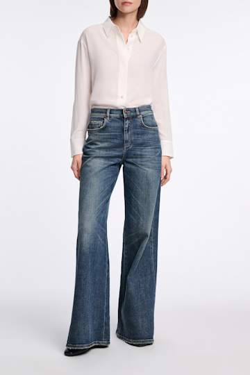 Dorothee Schumacher Silk blouse camellia white