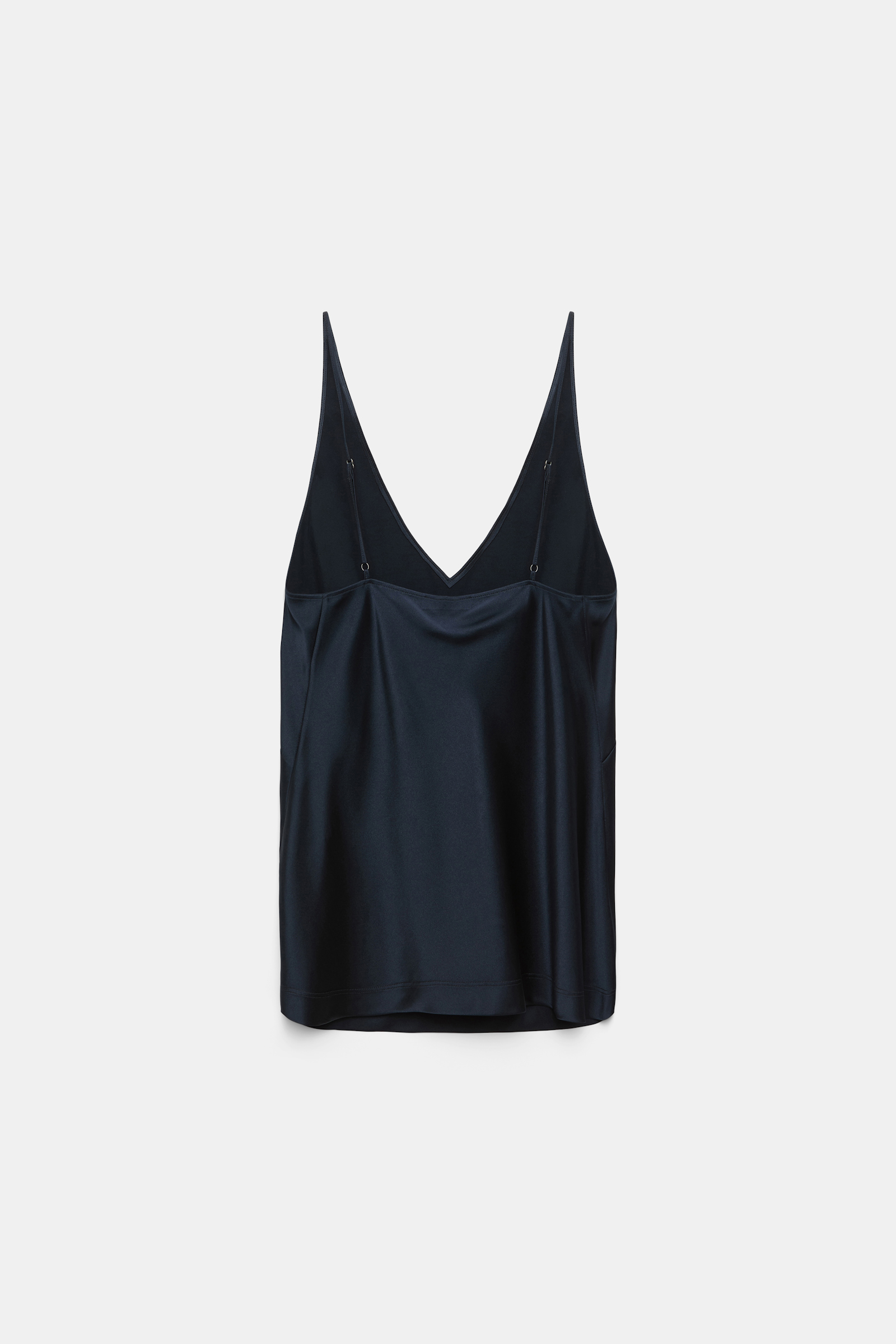 Dorothee Schumacher Top aus Satin mit verstellbaren Trägern dark navy