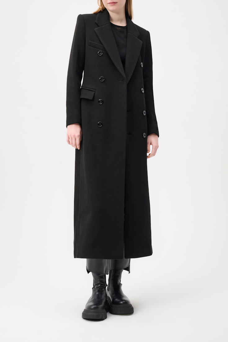 Dorothee Schumacher Leather Chelsea boots with chunky lug soles pure black