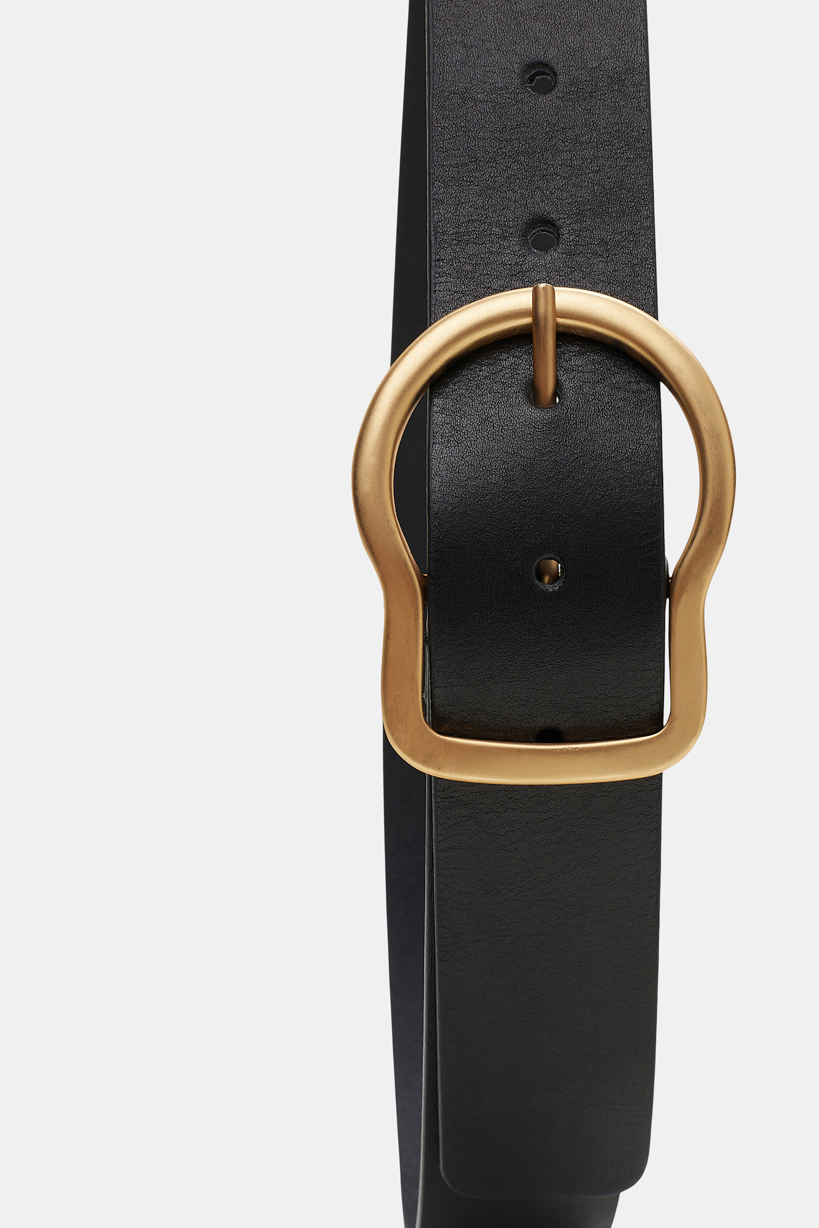 Dorothee Schumacher Breiter Gürtel aus Kalbsleder pure black